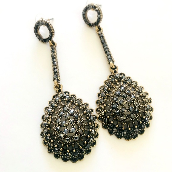 Pretty iridescent dangling earrings - Picture 5 of 6